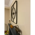 thumbnail image 3 of Wall clock - Square Wrought Iran antique wall clock, 3 of 4