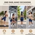 thumbnail image 6 of Women’s High Waist leggings, Seamless Compression Tummy Control Workout Yoga Shorts with Butt Lifting Contour Design, 6 of 7