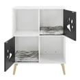 thumbnail image 3 of Sam's Pets Convertible® 37" Black and White Cat Tree End-Table Shelf, 3 of 5