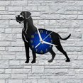 thumbnail image 3 of Great Dane dog Vinyl Record Wall Clock for Kitchen Wall Decor Wall Art Gift for Lover Gift Idea for a Best Friend(B,with LED), 3 of 6