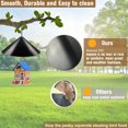 thumbnail image 3 of HUGFEGWE Outdoor Squirrel Flapper, Prevents Stealing Professional Protective 16 Inch Squirrel Baffle for Bird Feeder (Screw (PVC Material, with Hook)) U2537-6532, 3 of 9