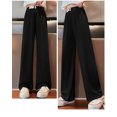 thumbnail image 5 of RUTAYY Toddler Teen Children Pants Solid Color For Girls Casual High Elastic Waisted Drawstring Loose Fit Sweatpants Streetwear Trouser Stylish Pants, 5 of 8