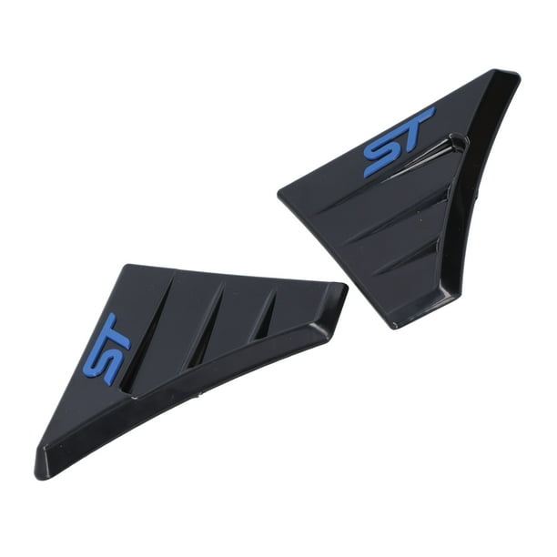 Par de cubiertas de rejilla de ventana trasera para ventilación lateral estilo ST para Ford Focus MK 2