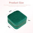 thumbnail image 2 of Joyero de viaje, mini joyero de viaje, pequeño joyero de viaje portátil con espejo para mujeres y niñas, 3 capas, 10*10*5 cm, 2 of 5