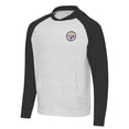 thumbnail image 2 of Men's Antigua Black/Heather Gray Pittsburgh Steelers Urgent Pullover Hoodie, 2 of 3