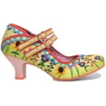 thumbnail image 2 of Irregular Choice Charmers Market Women's Ankle Strap Louis Heel Shoes In Yellow Size 9, 2 of 6