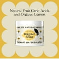 thumbnail image 3 of Brighter Shine - 60 Uses, Natural Lemon Dishwasher Additive & Citric Acid Cleaner, Hard Water Spots Remover, 3 of 4