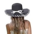 thumbnail image 3 of Chapeau Fedora Chapeau Rigide avec Visière Rétractable Chapeau de Camping pour Femmes Chapeaux pour Femmes Chapeaux pour Femmes Chapeau de Plage pour Femmes Chapeau Extérieur pour Femmes Sombrero Imperméable Été Fedora Grand Bord Chapeau de Soleil, 3 of 4