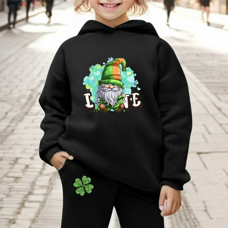 

Toddler Boys Outfit Sets Hoodie Sweatshirt And Sweatpants Festival Pullover Set Tracksuit 2 Piece Suits