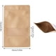 thumbnail image 2 of 100 piezas de papel kraft - ventana de alta definición con apertura de 10 x 15 + 3 cm, 2 of 5