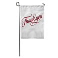 thumbnail image 1 of NUDECOR Text Thank You Hand Lettering Script Vintage Letter Word Note Garden Flag Decorative Flag House Banner 28x40 inch, 1 of 2