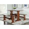 thumbnail image 2 of Linon Chelsea Farmhouse Dining Table, Walnut, 2 of 7