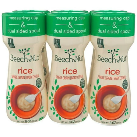 Beech-Nut Rice Cereal Baby Cereal Stage 1 - 8 Oz, 6 CT