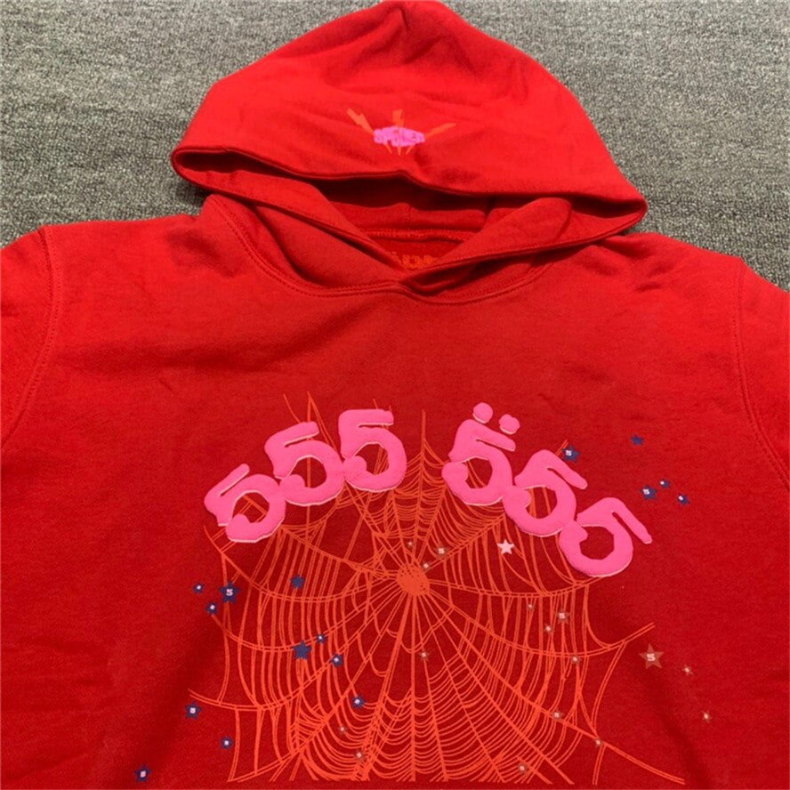 Red spider hoodie hotsell