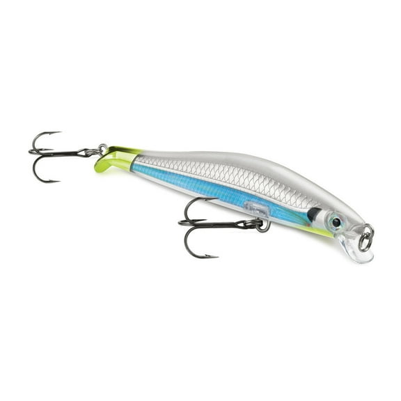 Rapala Rip Stop 12 Jerkbait Fishing Lure 4.75" 1/2oz Albino Shiner