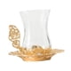 thumbnail image 3 of Taza de té con flores, vaso de cristal, vaso de lujo para fiestas, vaso para beber agua helada para el Día de San Valentín. Oro, 3 of 9