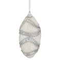 thumbnail image 4 of Northlight 4ct Holographic Sequined and Beaded Shatterproof Christmas Finial Ornament Set 4.5" -, 4 of 4
