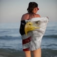 thumbnail image 2 of BZPIZ Outdoors Clearance Under $10 Large Beach Towel Oversized Microfiber Sand Free Towels for Adult Quick Dry Travel Camping Beach Accessories Vacation Essential Independence Day Gift, 2 of 5
