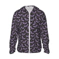 thumbnail image 1 of Fotbe Bat Purple Chaqueta con Protección Solar UPF 50+ para Hombre y Mujer, Camisa con Capucha y Bolsillos-X-Large, 1 of 7