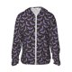 thumbnail image 1 of Fotbe Bat Purple Chaqueta con Protección Solar UPF 50+ para Hombre y Mujer, Camisa con Capucha y Bolsillos-Large, 1 of 7