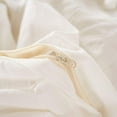thumbnail image 5 of MarCielo Cotton Duvet Cover Set 3 Piece 100% Washed Cotton Duvet Cover 1 Duvet Cover + 2 Pillowcases Pompom (White, Queen(90x90), 5 of 8
