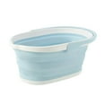 thumbnail image 2 of Large Mop Bucket with Handle, Foldable Space-Saving Water Pail for Cleaning, Camping, Fishing, Durable BPA-Free Thermoplastic Rubber, Easy to Store and Carry, 2 of 3