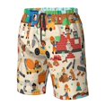 thumbnail image 4 of Balery construction road work landscape Traje de Baño Estilo Hawaiano para Hombre, Shorts de Secado Rápido con Bolsillos-XX-Large, 4 of 6