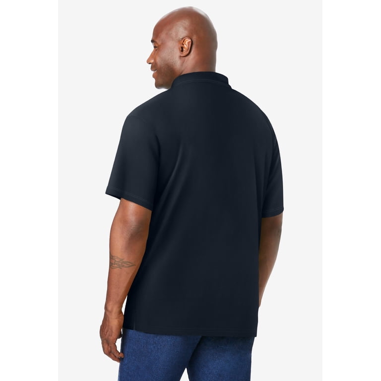Kingsize Men's Big & Tall No Sweat Polo, Moisture Wicking photo 2