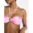 thumbnail image 5 of Hot Girl Summer by Megan Thee Stallion Women's Tie Dye Halter Bikini Top, Sizes XS-3X, 5 of 6