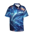 thumbnail image 2 of Balery Beautiful Ocean Dolphin Print Men's Hawaiian Shirts Short Sleeve Beach Shirt Relaxed Fit Vacation Button Down Shirts-3X-Large, 2 of 9