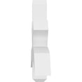thumbnail image 3 of 60"W x 20"H x 4"D x 4"F, 8/12 Pitch, Davenport Architectural Grade PVC Gable Bracket, 3 of 8