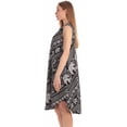 thumbnail image 2 of Riviera Sun Sleeveless Umbrella Dresses for Women (Black White Elephant, Medium), 2 of 3