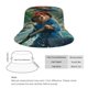 thumbnail image 2 of Oso Paddington Sombrero bucket para adultos, gorra de protección solar, sombrero de pescador plegable para viajes al aire libre, pesca y actividades de verano, 2 of 6
