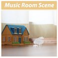 thumbnail image 4 of Dollhouse Piano Furniture Mini Decor Miniatures Stool Musical Instrument White Pp, 4 of 6