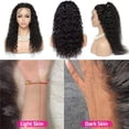 thumbnail image 6 of Alimice Lace Front Human Hair Wigs 13x4 Water Wave HD Lace Front Human Hair Wigs Pre Plucked for Black Women Brazilian Human Hair Wig with Baby Hair 180 Density 28 inch, 6 of 7