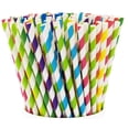 thumbnail image 1 of Biodegradable Straws Disposable Paper Straws for Drinking  Assorted 100/200-Pack, 1 of 5