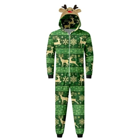 

Nituyy Christmas Pajamas for Family Christmas Pjs Matching Sets Jumpsuit Matching Holiday PJs for Adult Kids Baby