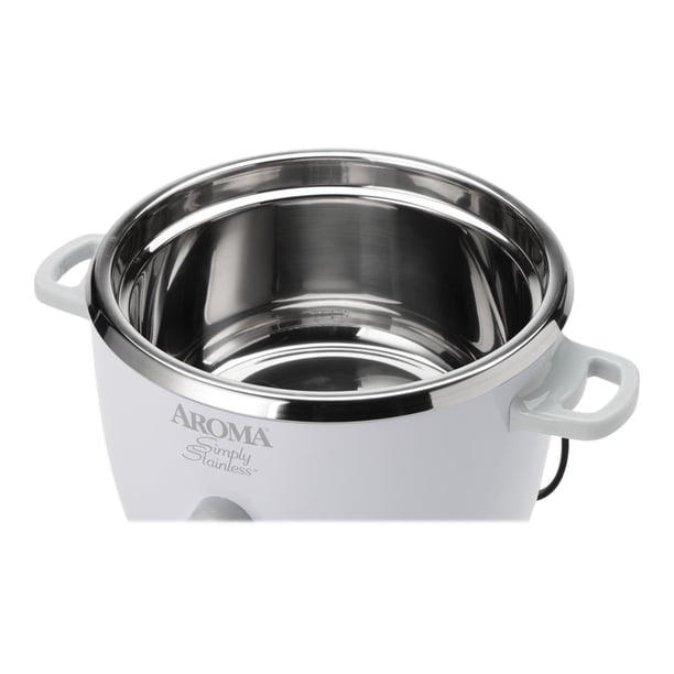 Aroma Housewares Simply Stainless 14-Cup (Cooked) (7-Cup UNCOOKED
