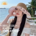 thumbnail image 2 of SikaFu The New Anti -Ultraviolet Ou Genfish Fisherman Hat Girl Summer Outdoor Bow Sunscreen Sunscreen Hat Beach Hat, 2 of 9