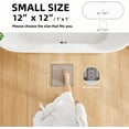 thumbnail image 2 of DEA Small Bathroom Rugs, Non Slip Washable Bath Rugs Super Absorbent Bathroom Rug Thin Quick Dry Low Pile Bath Mats, Beige 12"x12", 2 of 18