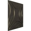 thumbnail image 2 of Ekena Millwork 19 5/8"W x 19 5/8"H Savannah EnduraWall Decorative 3D Wall Panel, Universal Aged Metallic Weathered Steel (12-Pack for 32.04 Sq. Ft.), 2 of 6