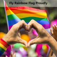 thumbnail image 2 of Gay Pride Rainbow Stick Flag, 20PCS Small Mini Gay Pride Flags, Handheld LGBTQIA+ Flags on Sticks, 2 Patterns, 5x8 inch, Fade Resistant & Vivid Color, Small Flags for Gay Pride Decoration, 2 of 8