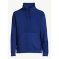 Free Assembly Men's Patchwork Funnel Neck Pullover