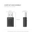 thumbnail image 2 of Transmisor Receptor de Audio Bluetooth 5.0 4 en 1 Mini Jack de 3.5mm AUX USB Adaptador Inalámbrico de Música Estéreo Kearding EL2824-00B, 2 of 2