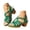 Green, variant on Women's Wedge Sandals with Arch Support Adjustable Straps Chunky Block Heel Open Toe Breathable Hollow Out for Summer Casual(Purple,Size 8)