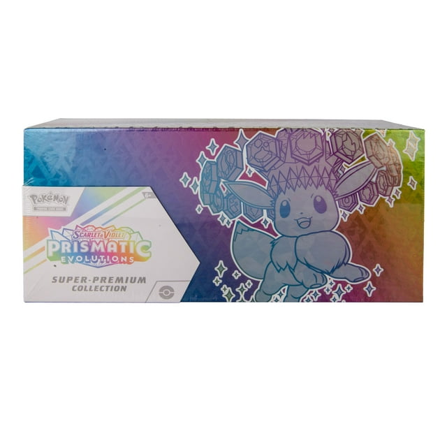 Collectible Pokemon Trading Card Games Prismatic Evolutions Super Premium Collection Box