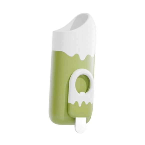 Soporte para pajitas con abrebotellas, organizador reutilizable para el hogar, ideal para cafeterías. Verde