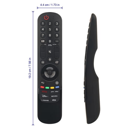 Replacement Voice Remote Control AKB76045005 MR24GA for LG OLED EVO LED QNED 4K UHD TV 43QNED75URA