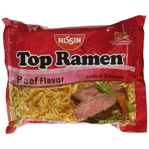 Beef Flavor Ramen Noodle Soup 3 Oz (Pack Of 24)