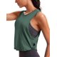 thumbnail image 1 of Remera CRZ YOGA sin mangas corta en verde grafito Talle S, 1 of 7